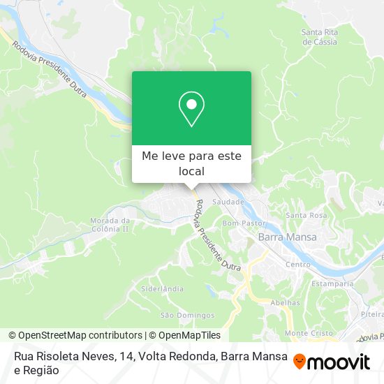 Rua Risoleta Neves, 14 mapa