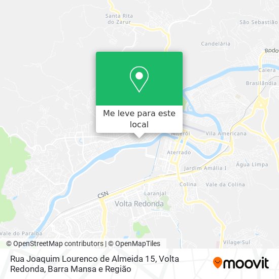 Rua Joaquim Lourenco de Almeida 15 mapa