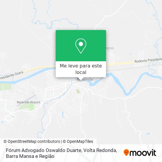Fórum Advogado Oswaldo Duarte mapa