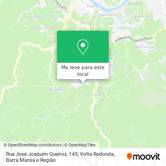Rua José Joaquim Queiroz, 145 mapa