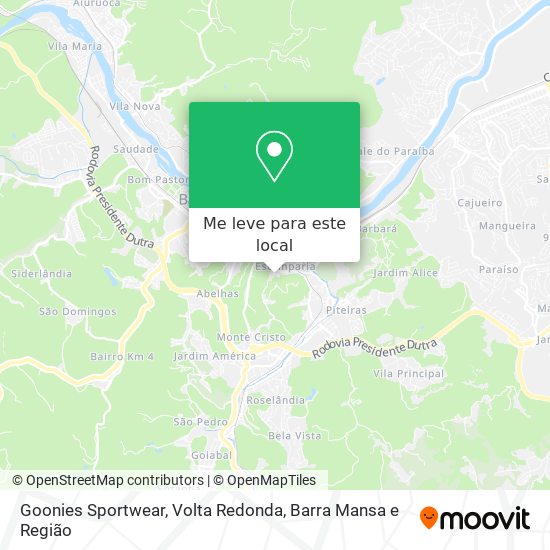 Goonies Sportwear mapa