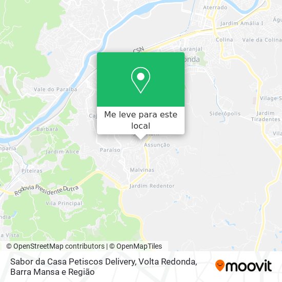 Sabor da Casa Petiscos Delivery mapa