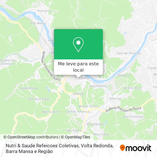 Nutri & Saude Refeicoes Coletivas mapa