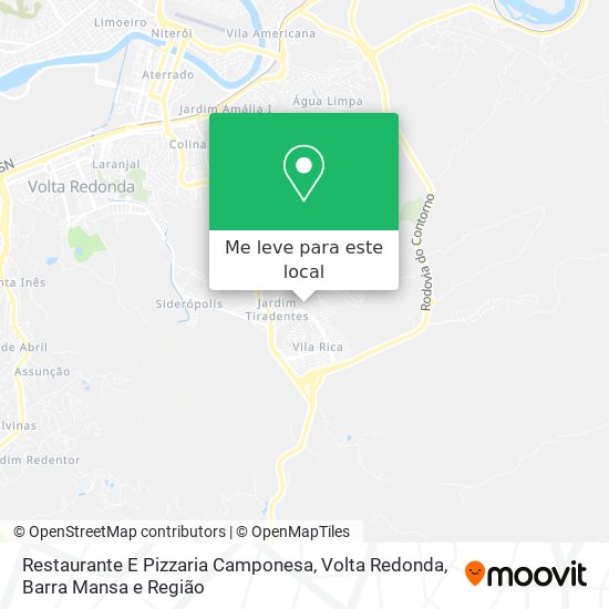Restaurante E Pizzaria Camponesa mapa