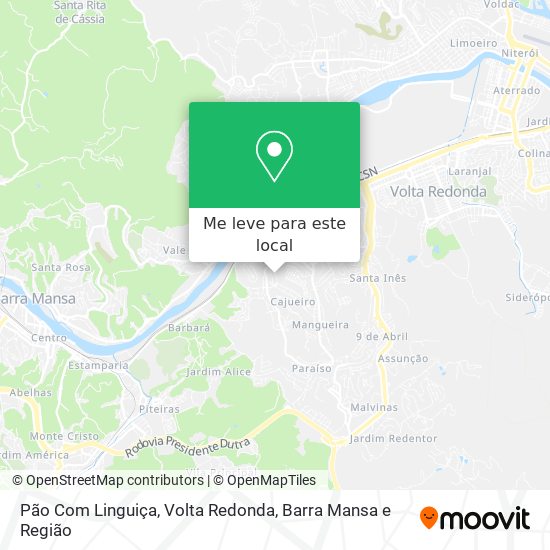 Pão Com Linguiça mapa