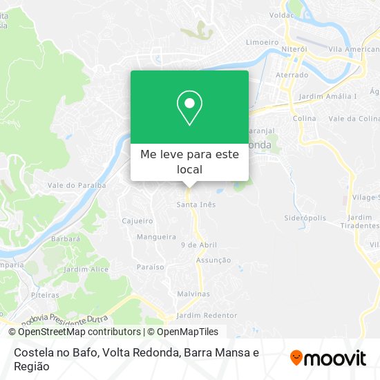 Costela no Bafo mapa