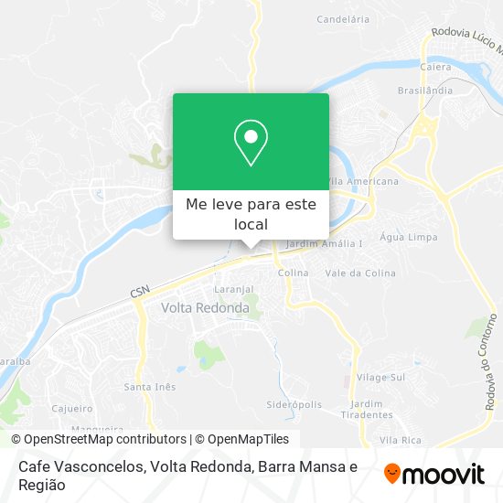 Cafe Vasconcelos mapa
