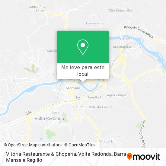 Vitória Restaurante & Choperia mapa