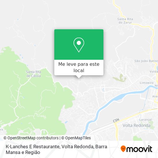 K-Lanches E Restaurante mapa
