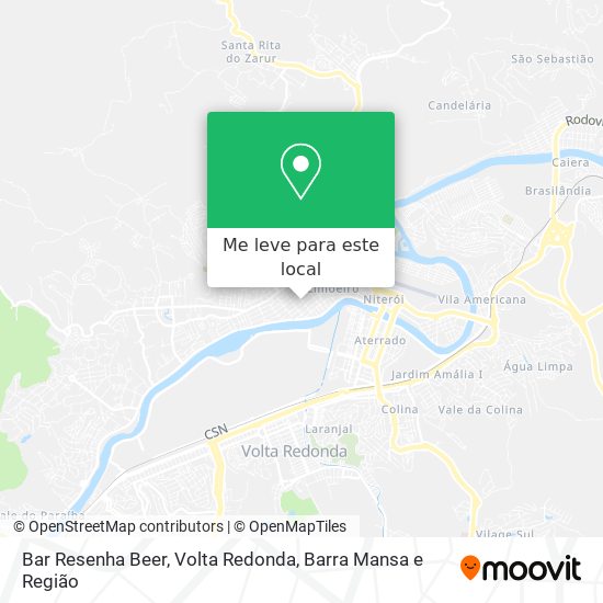 Bar Resenha Beer mapa