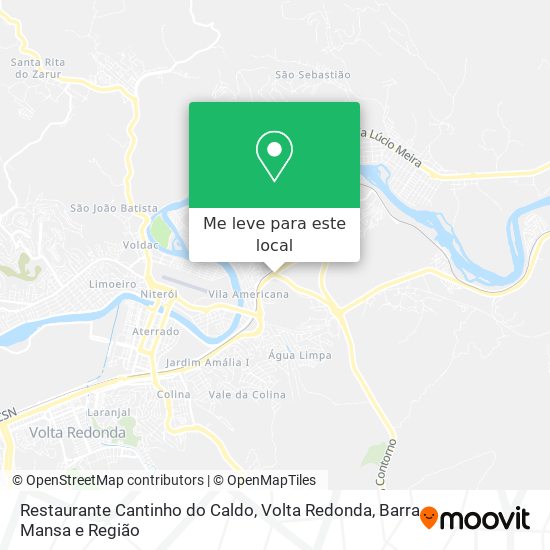Restaurante Cantinho do Caldo mapa