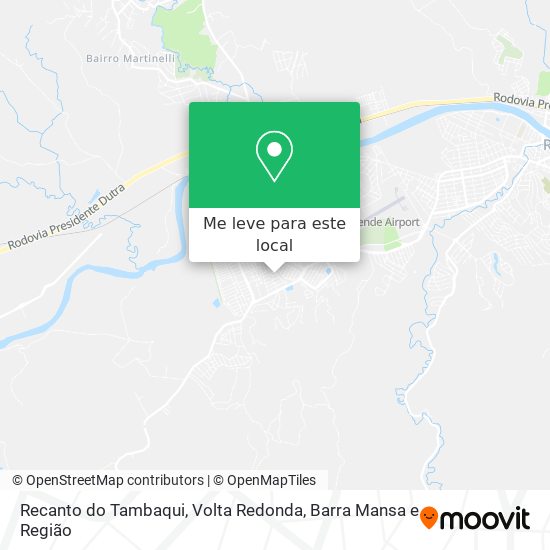 Recanto do Tambaqui mapa