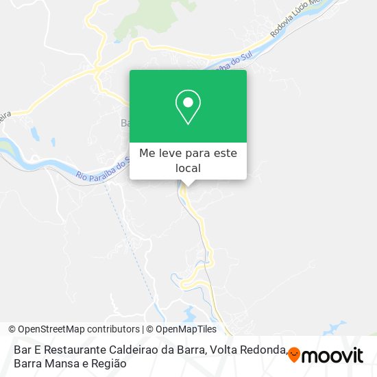 Bar E Restaurante Caldeirao da Barra mapa
