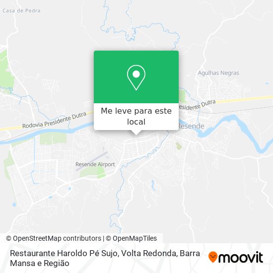 Restaurante Haroldo Pé Sujo mapa