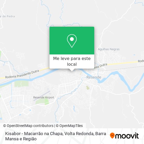Kisabor - Macarrão na Chapa mapa