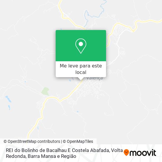 REI do Bolinho de Bacalhau E Costela Abafada mapa