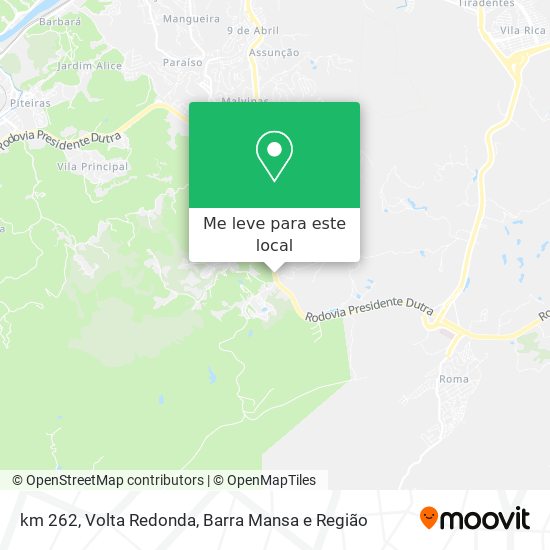 km 262 mapa