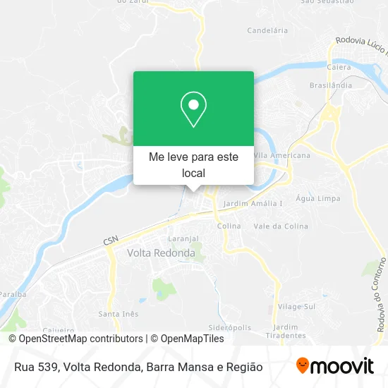 Rua 539 mapa