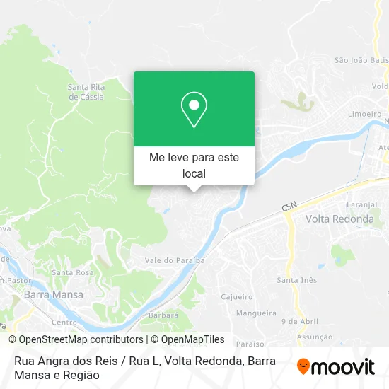Rua Angra dos Reis / Rua L mapa