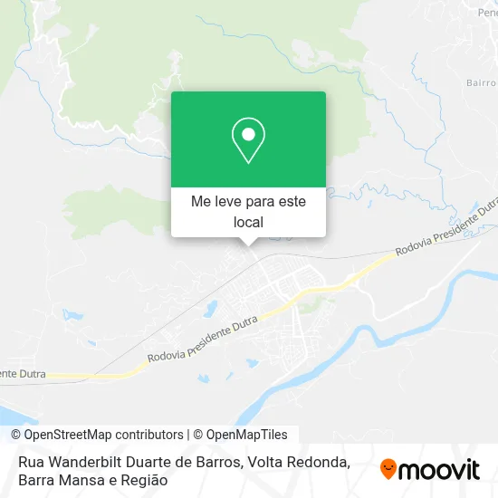 Rua Wanderbilt Duarte de Barros mapa