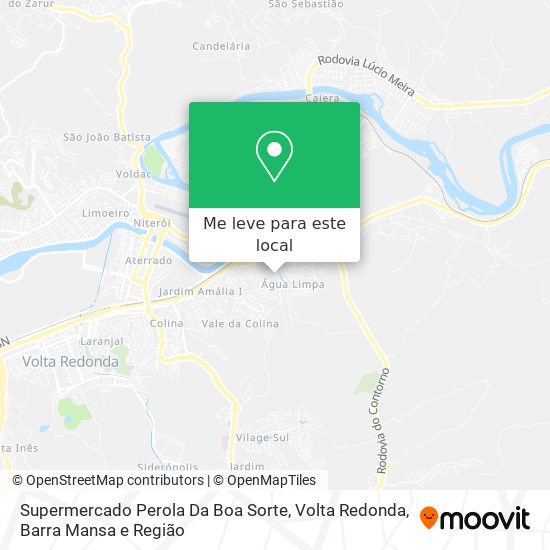 Supermercado Perola Da Boa Sorte mapa