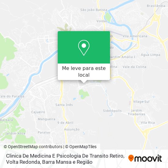 Clinica De Medicina E Psicologia De Transito Retiro mapa