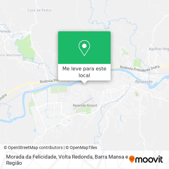 Morada da Felicidade mapa