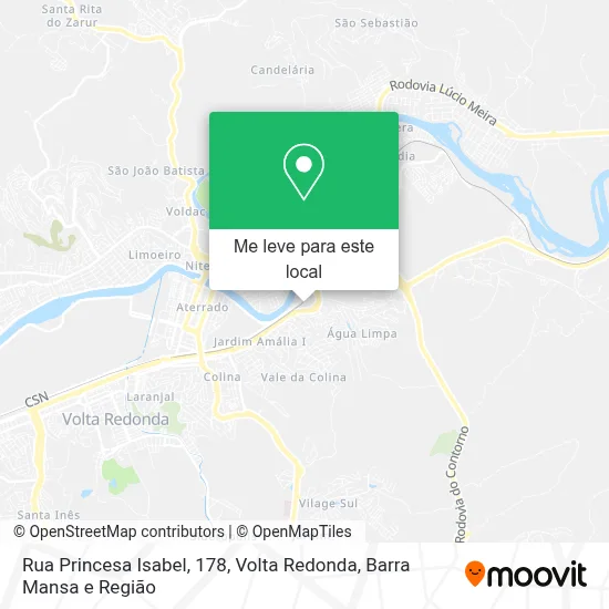 Rua Princesa Isabel, 178 mapa