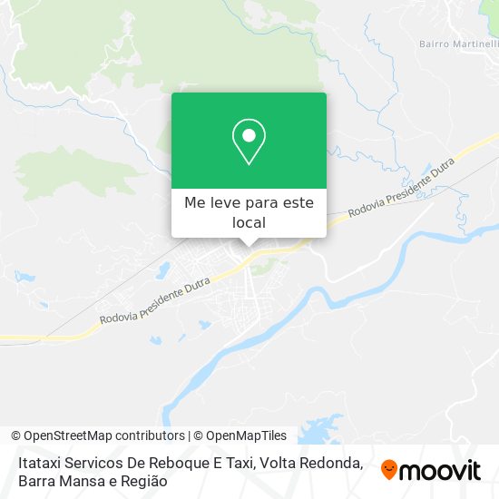 Itataxi Servicos De Reboque E Taxi mapa