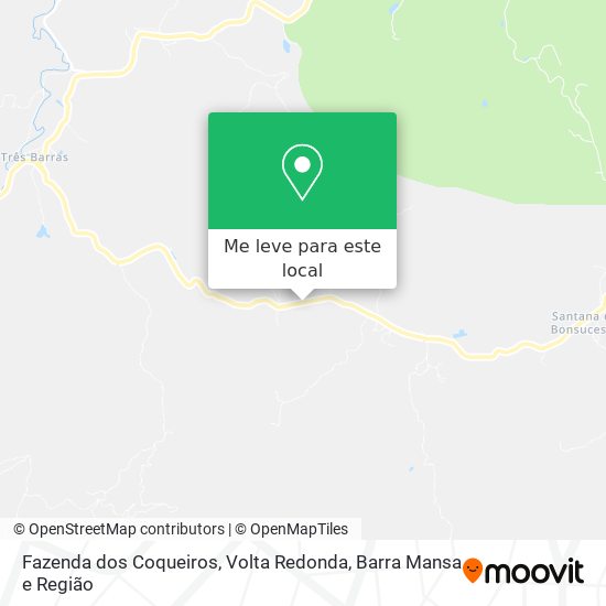 Fazenda dos Coqueiros mapa