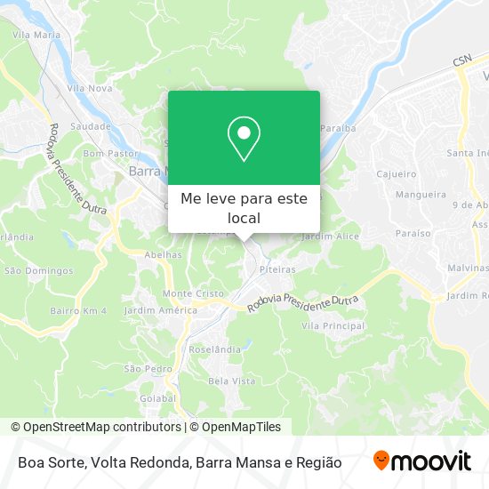 Boa Sorte mapa