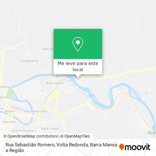 Rua Sebastião Romero mapa