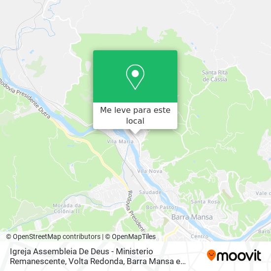 Igreja Assembleia De Deus - Ministerio Remanescente mapa