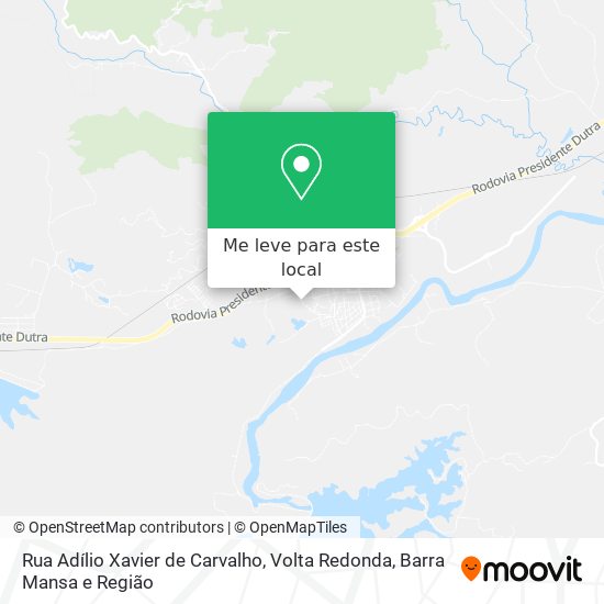 Rua Adílio Xavier de Carvalho mapa