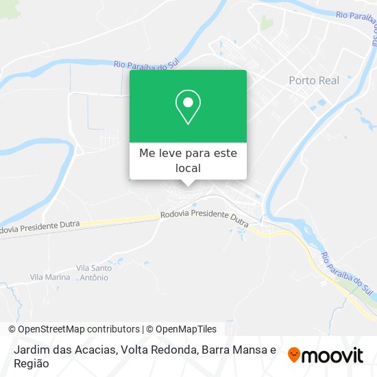 Jardim das Acacias mapa