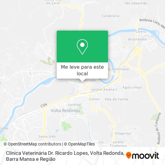 Clínica Veterinária Dr. Ricardo Lopes mapa