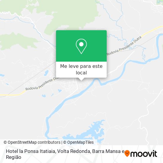 Hotel la Ponsa Itatiaia mapa