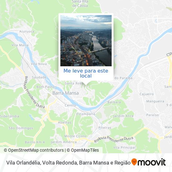 Vila Orlandélia mapa