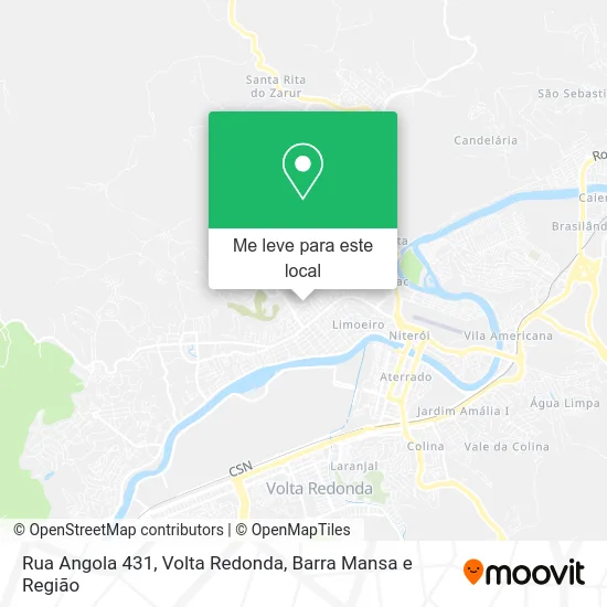 Rua Angola 431 mapa