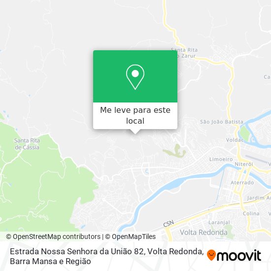 Estrada Nossa Senhora da União 82 mapa