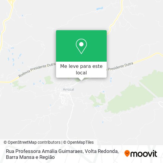 Rua Professora Amália Guimaraes mapa