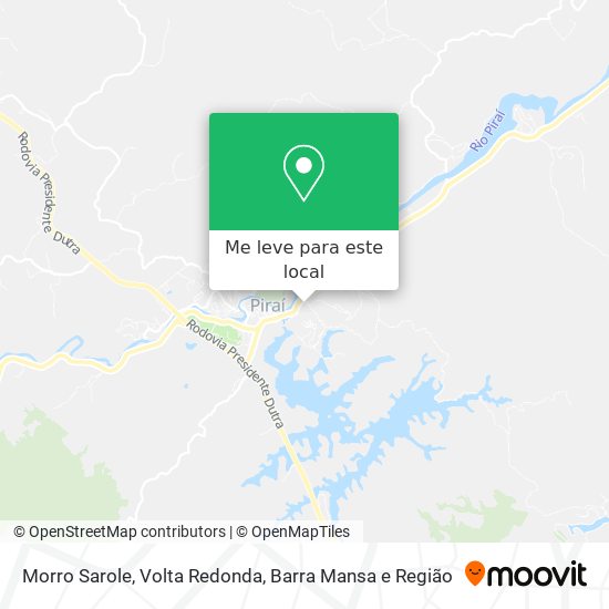 Morro Sarole mapa