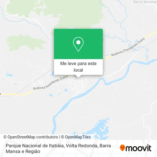 Parque Nacional de Itatiáia mapa