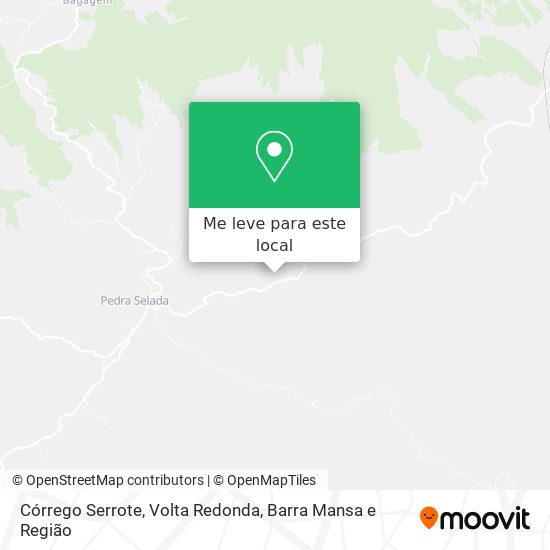 Córrego Serrote mapa