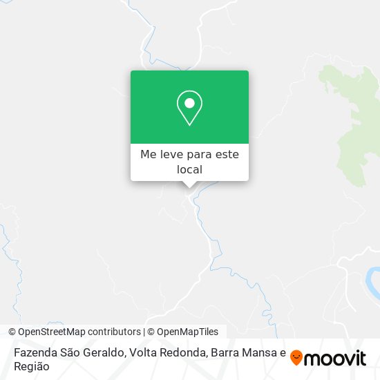 Fazenda São Geraldo mapa