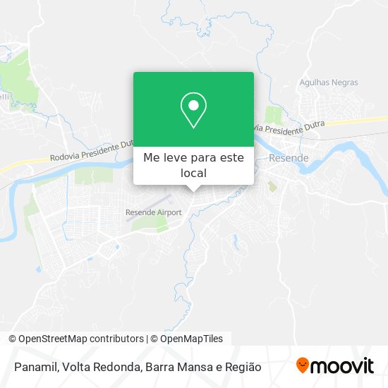 Panamil mapa