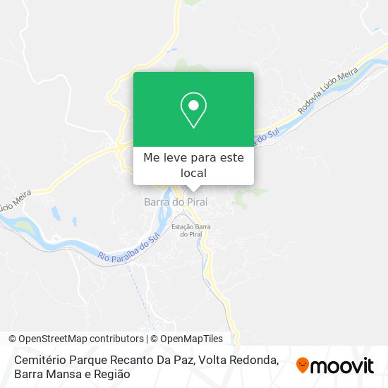 Cemitério Parque Recanto Da Paz mapa