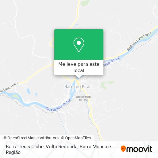 Barra Tênis Clube mapa