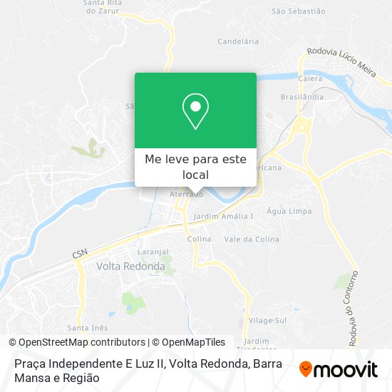 Praça Independente E Luz II mapa