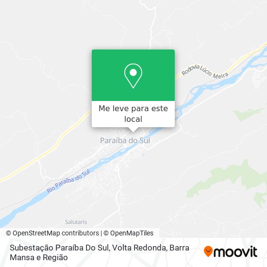 Subestação Paraíba Do Sul mapa